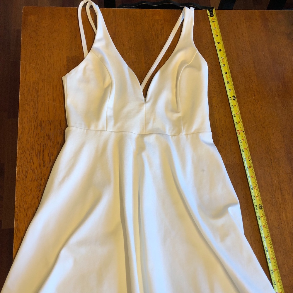 Lulu's White Skater Cocktail/Homecoming Dress